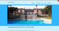 Desktop Screenshot of amaidzingsvcs.com